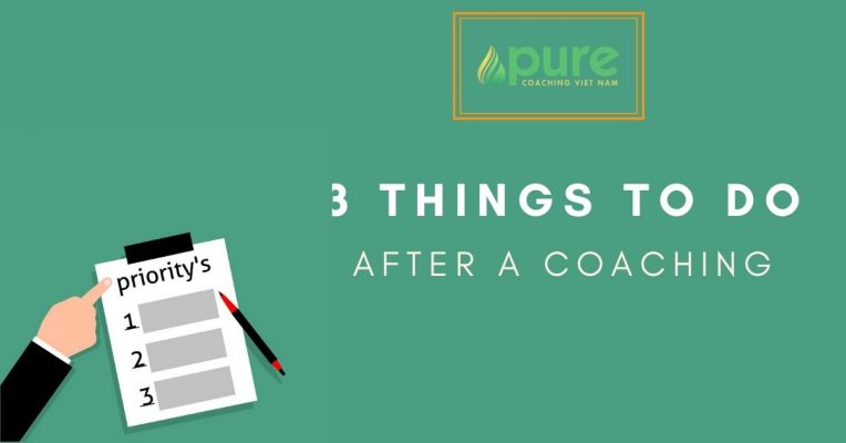 3 things to do after coaching